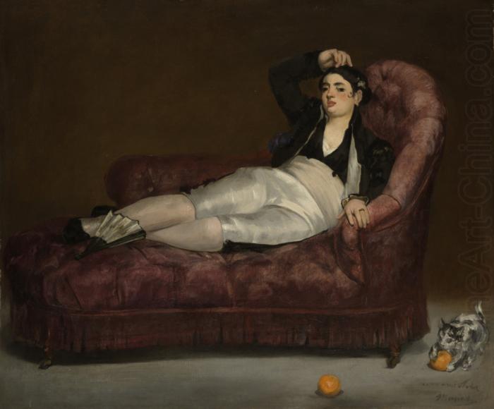 Edouard Manet Young Woman Reclining in Spanish Costume china oil painting image
